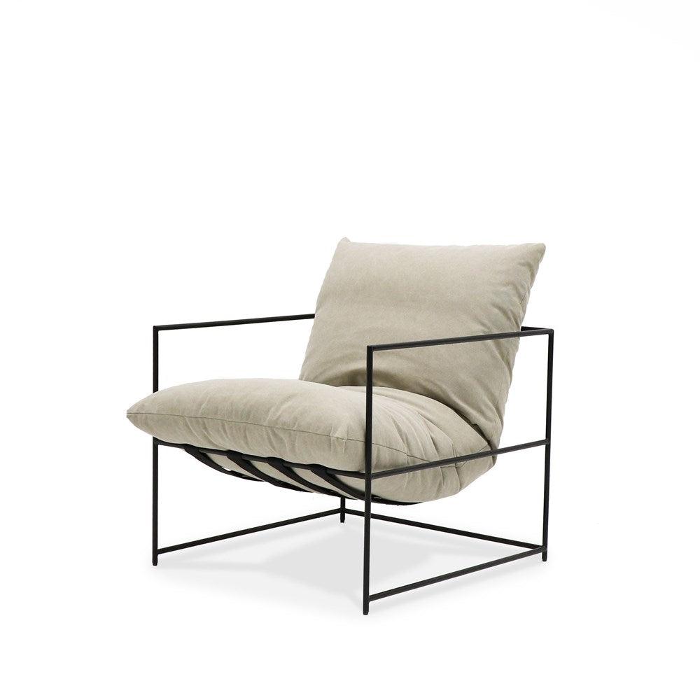 metal frame armchair 
