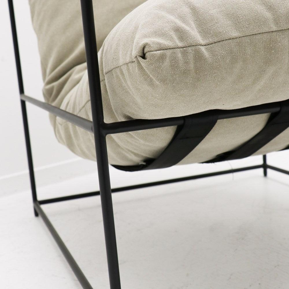 metal frame armchair 