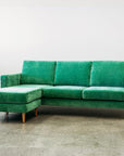 Tango modular sofa and ottoman in orleans clover