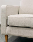 Chanel modular sofa with reversible chaise in corey salt
