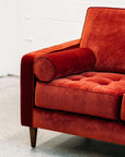 Chanel sofa in theadora rouge