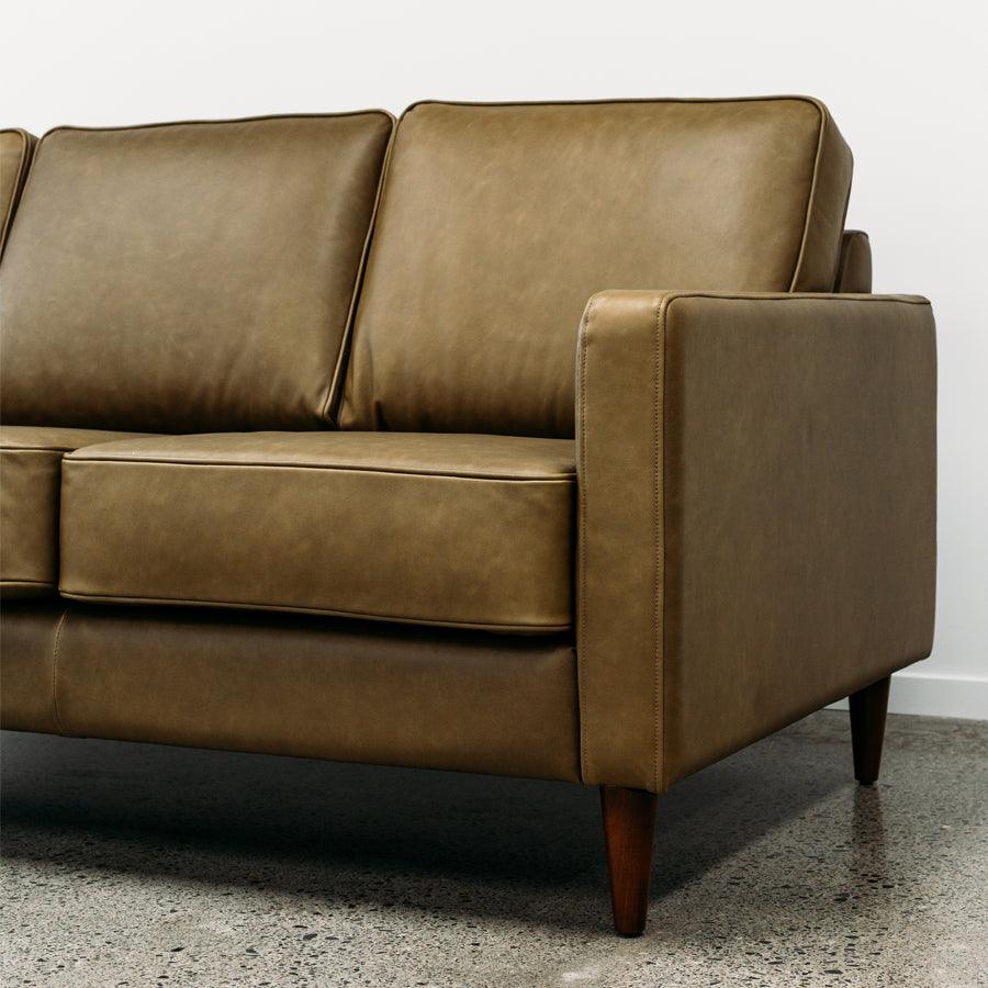 Chanel sofa in coronet olive | Stacks Furniture | Wellington – Stacks ...