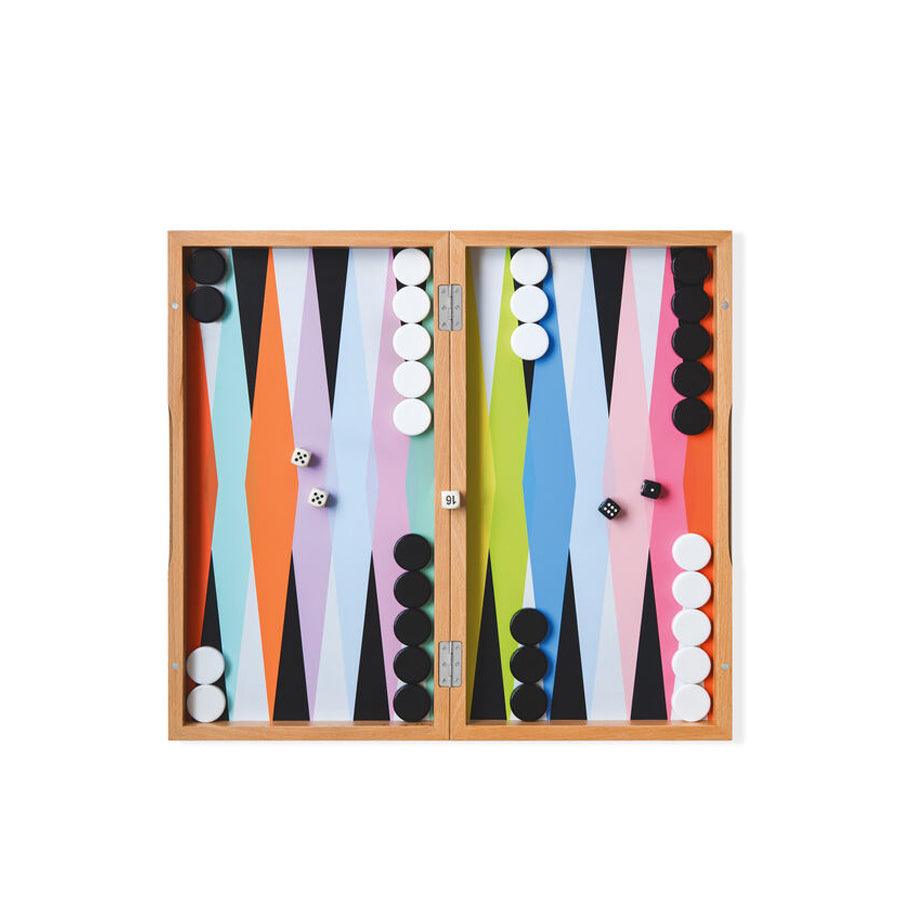 MoMa Design - Colourful Backgammon Set