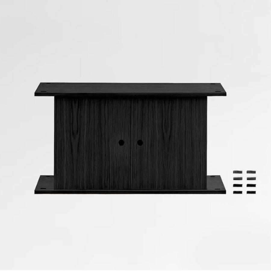 moebe shelving system black cabinet