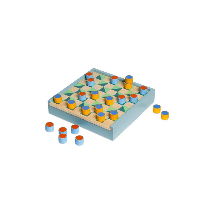 MoMa Design - 2 in 1 Chess & Checkers Set