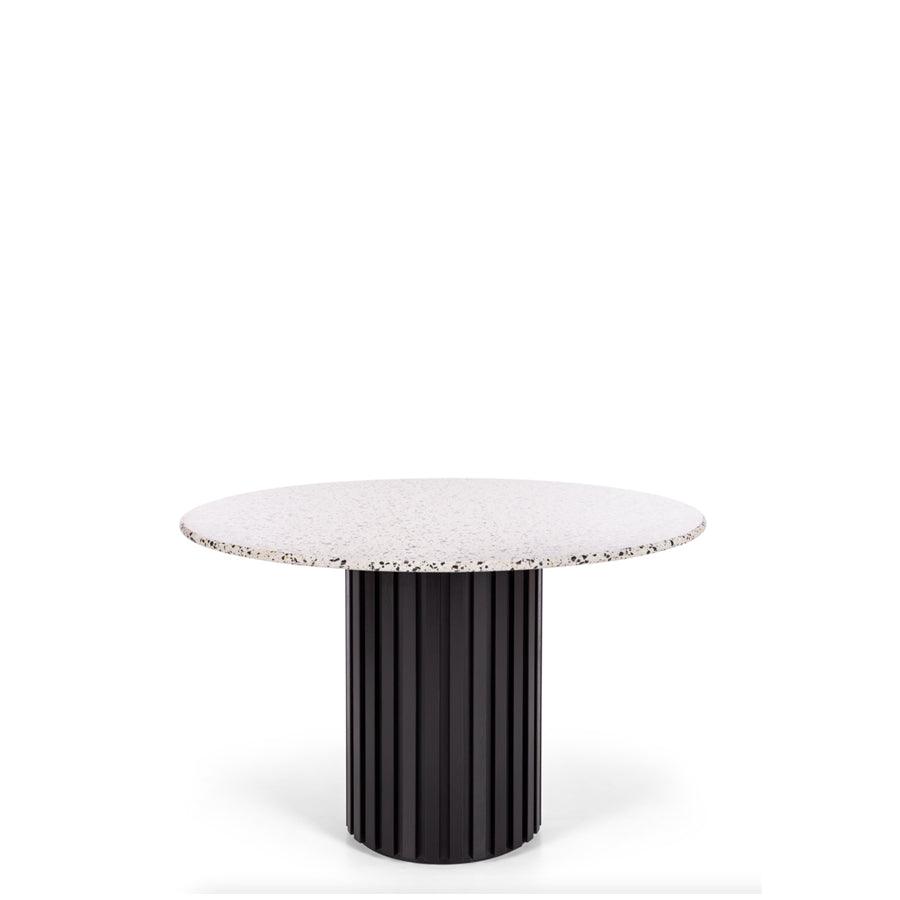 Terrazzo Round Table Black - 1200mm