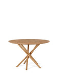 Kea round dining table in natural oak