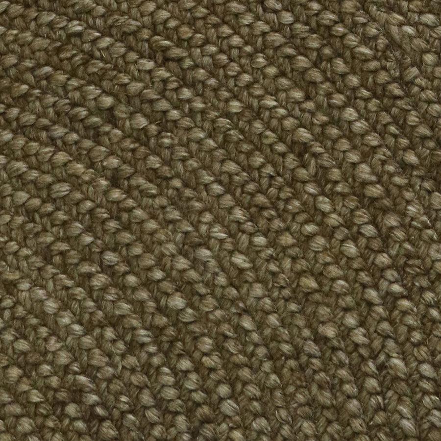 Tairua Round Rug Small - Moss Green
