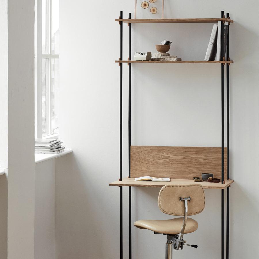 Shelf Stack Desk Moebe Shelving System - Desk C | Stacks Furniture | Wellington – Stacks ...