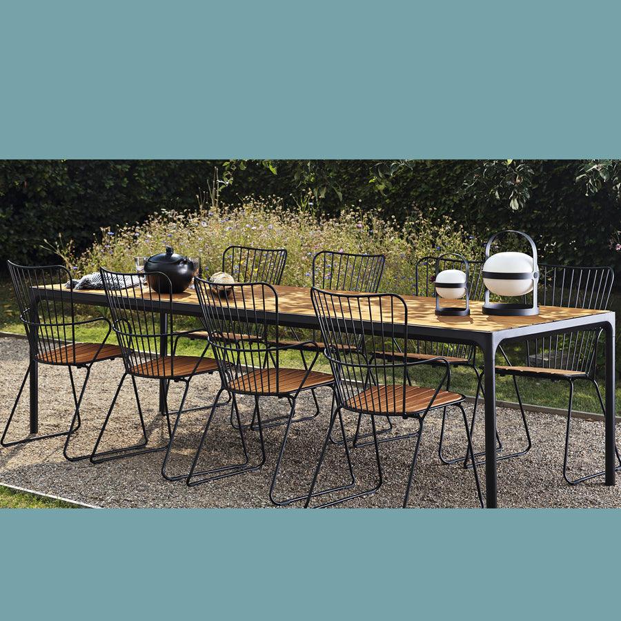 FOUR Indoor/Outdoor Table Black Frame|