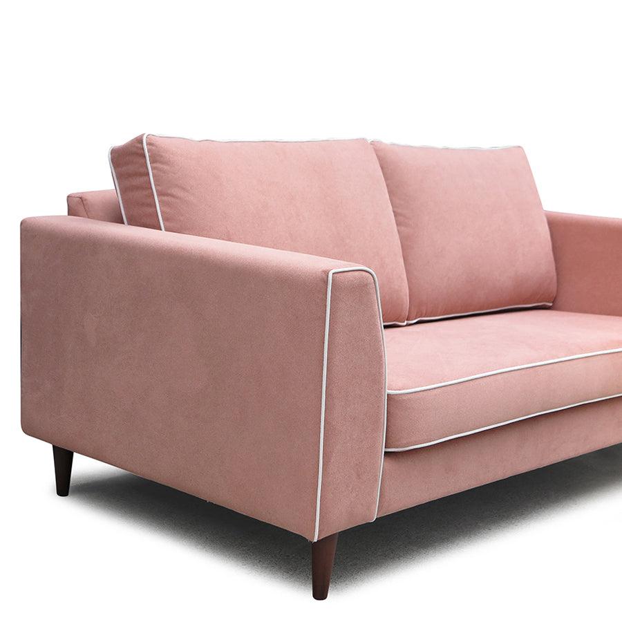 Santa Barbara 3 Seat Sofa - Elton Peach