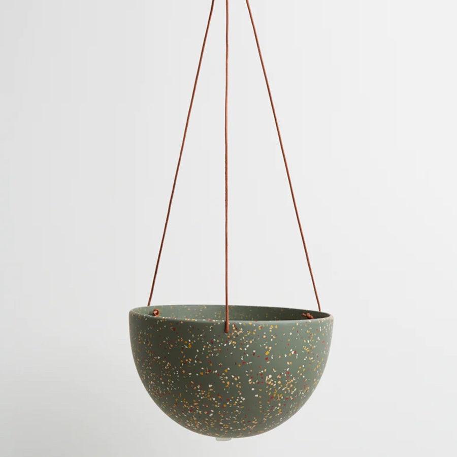 Dome Hanging Planter - Terrazzo Agave