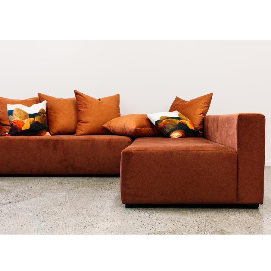 Vito modular sofa in elton date and jarrah