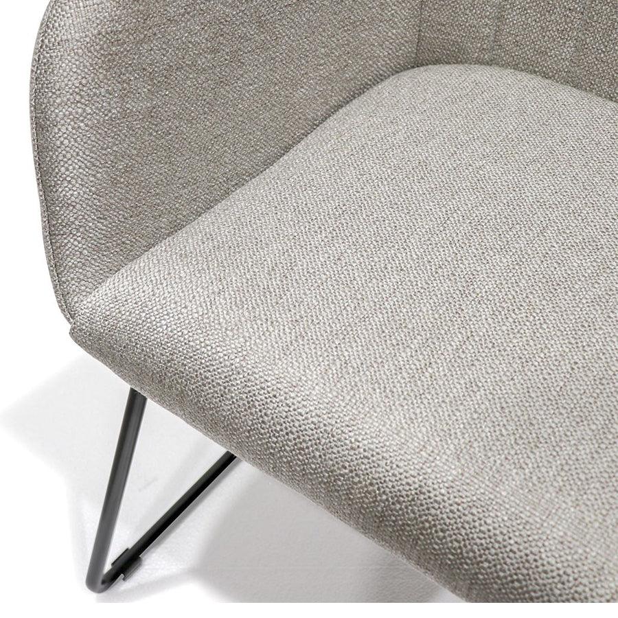 Folio Fabric Dining Chair - Grey details