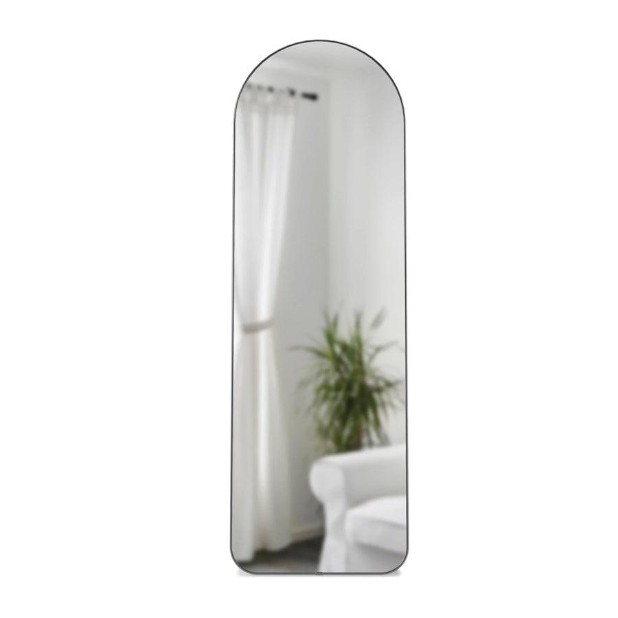 Hubba Arched Leaning Mirror - Black