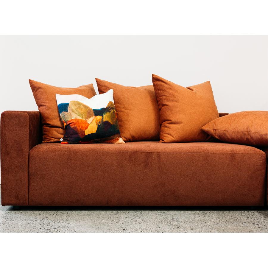 Vito modular sofa in elton date and jarrah