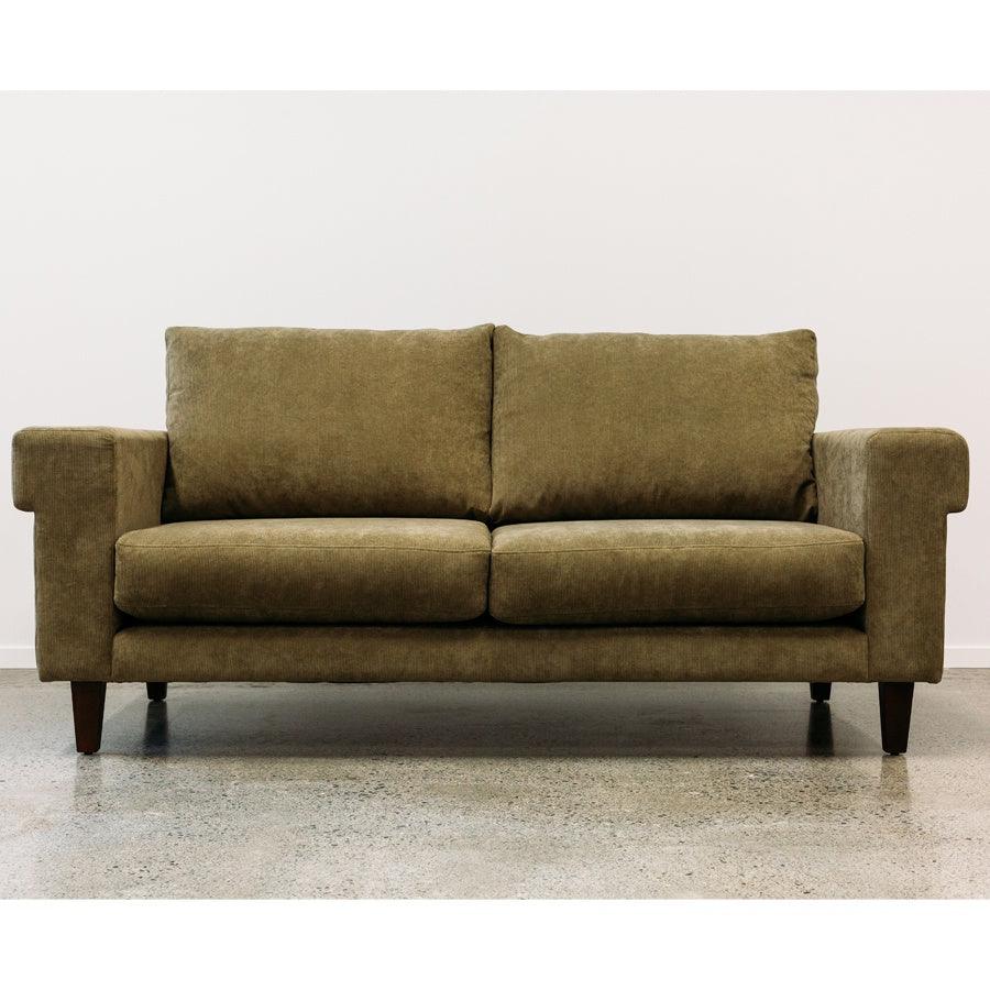 Monte Carlo sofa in cruze olive - Stacks Furniture Store