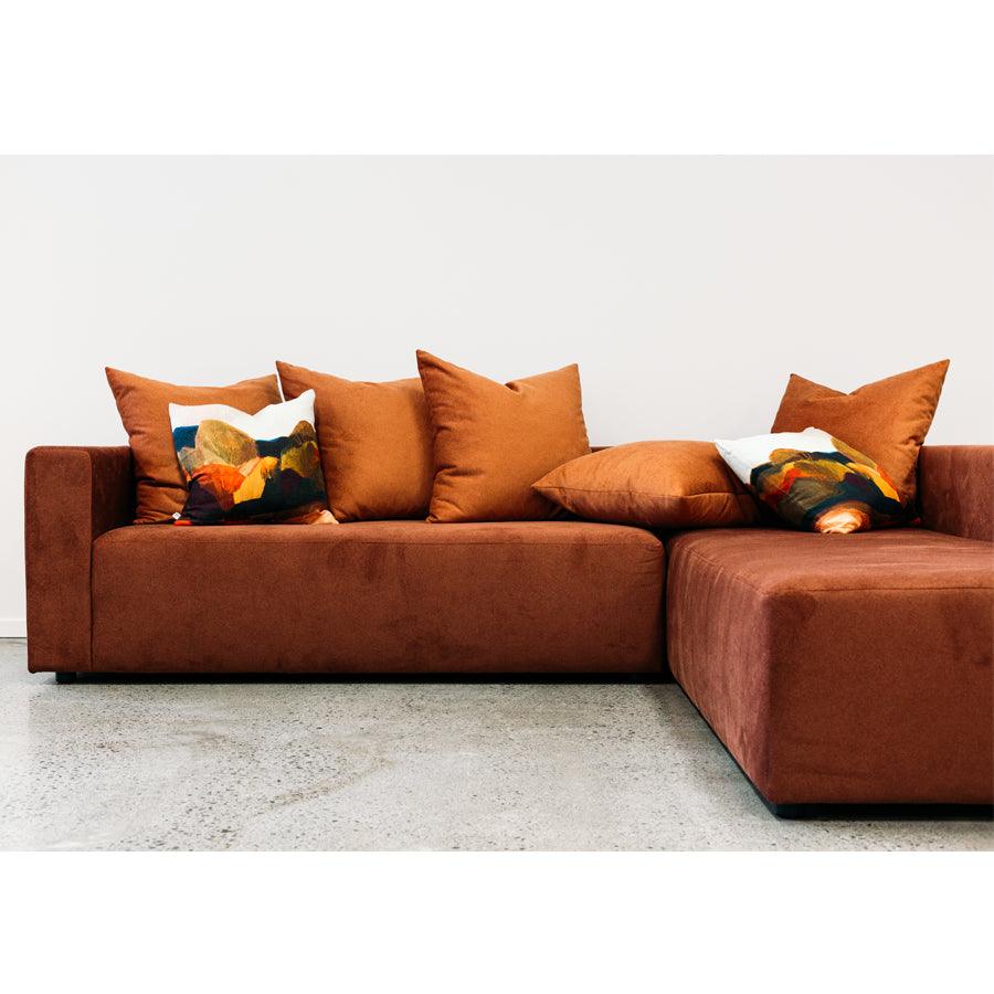 Vito modular sofa in elton date and jarrah
