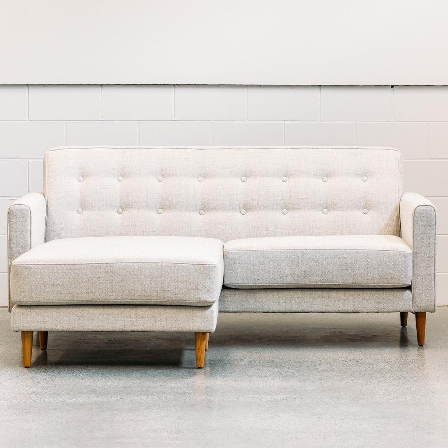 Ventura modular sofa with reversible chaise in corey salt
