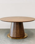 Moriyama Round Dining Table - Walnut

