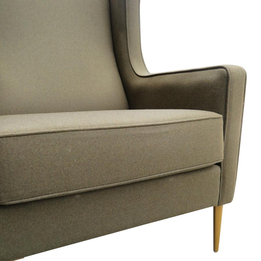 Partridge armchair in octavius olive