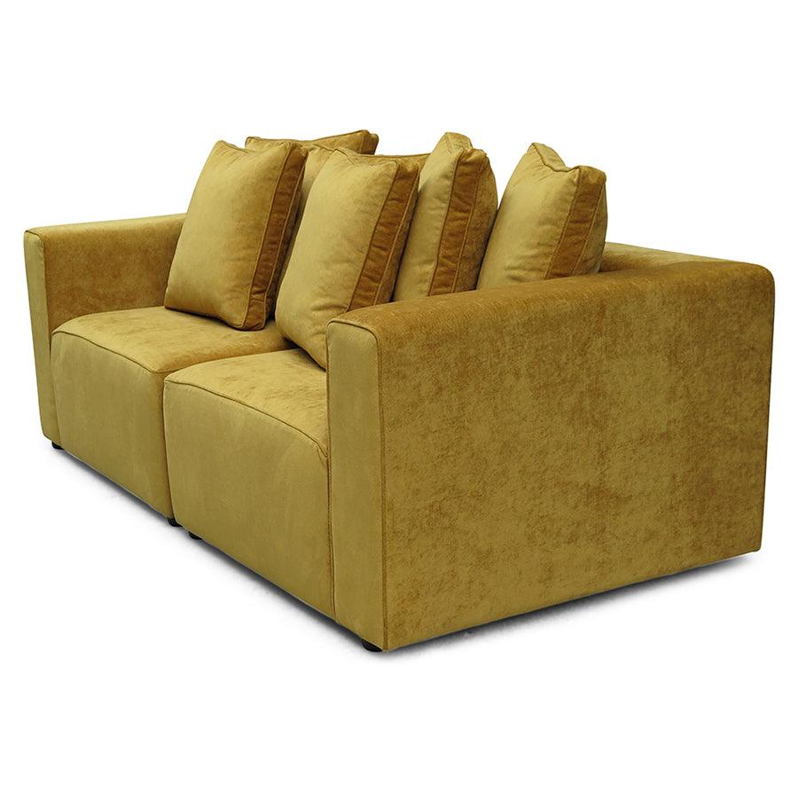 Vito 2 Piece Modular Sofa in magma dijon