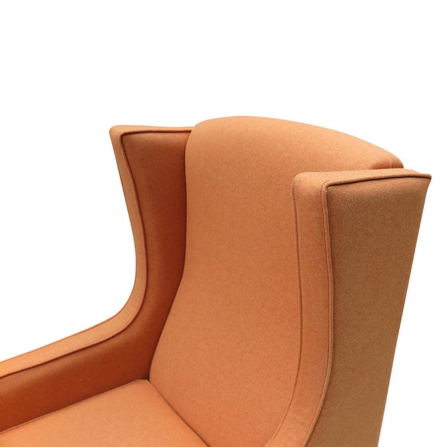 Partridge armchair in octavius marmalade