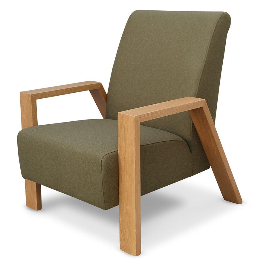 Mogambo armchair in octavius olive