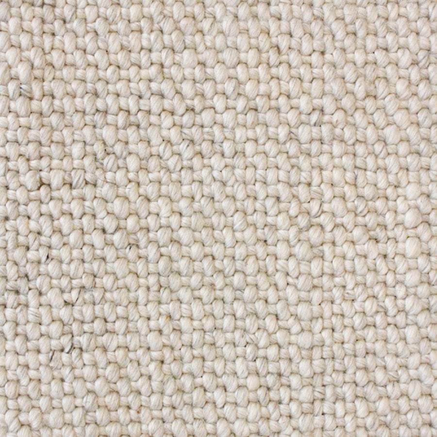 Nebraska Wool Rug - Natural White

