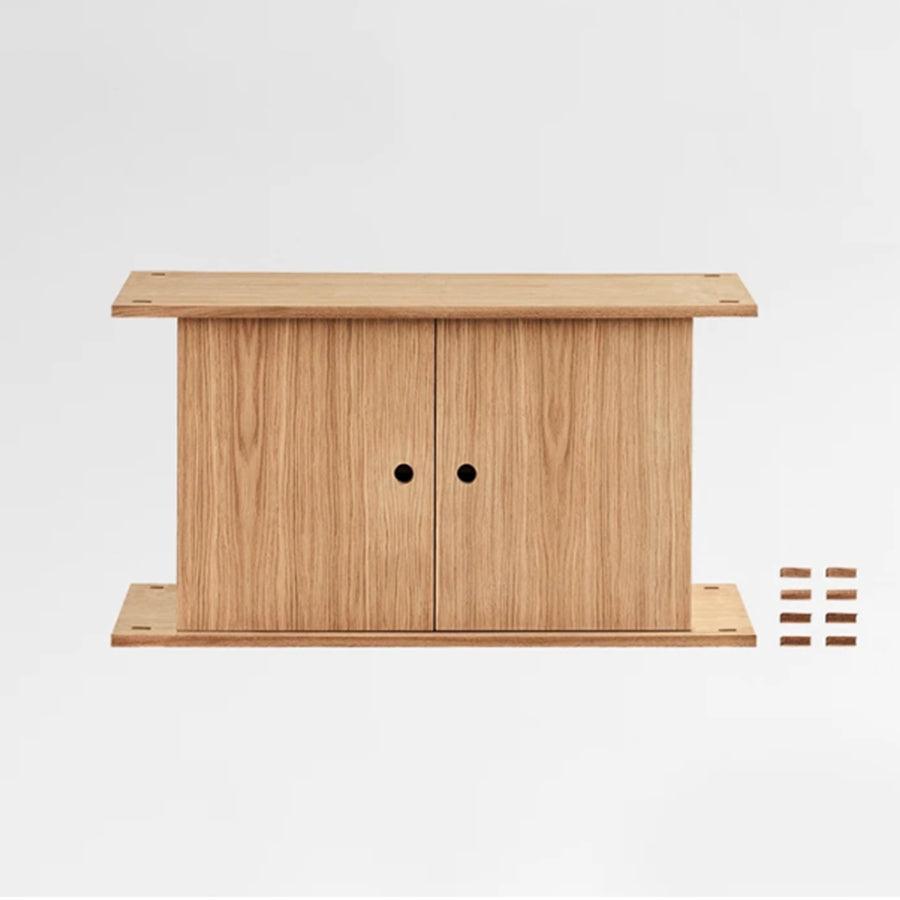 moebe shelving system oak cabinet