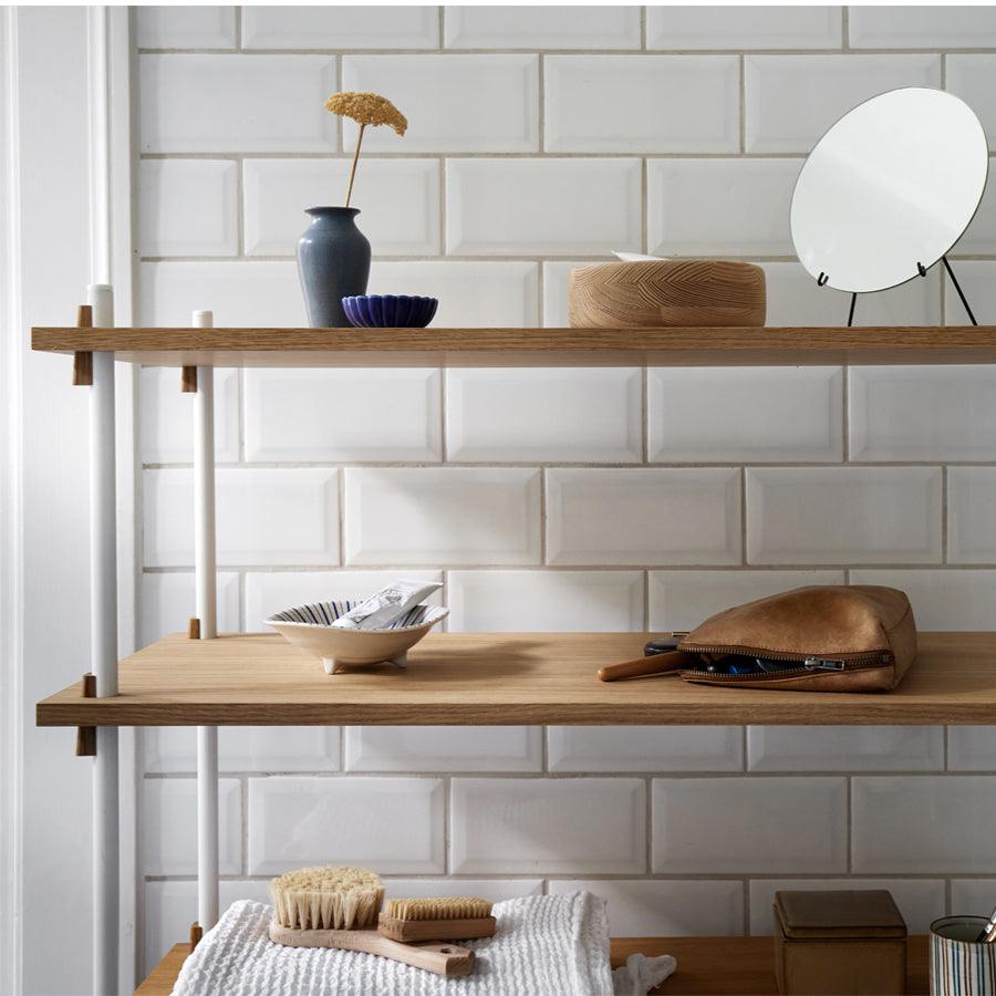 Moebe Shelving System - Low Oak