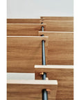 Moebe Shelving System - Medium Oak - Stacks Furniture Store