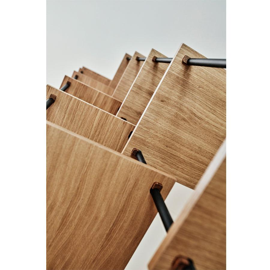 Moebe Shelving System - Low Oak