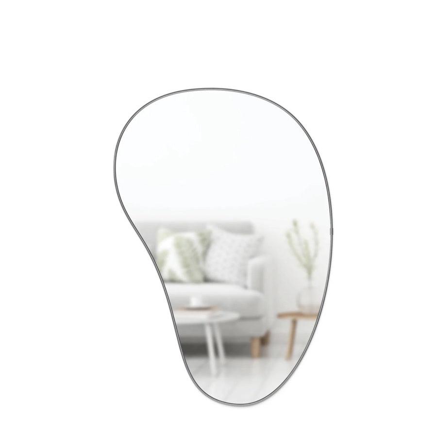 Hubba Pebble Mirror - Titanium