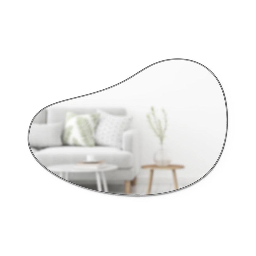 Hubba Pebble Mirror - Titanium