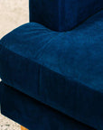 Tango extra deep sofa in plush indigo