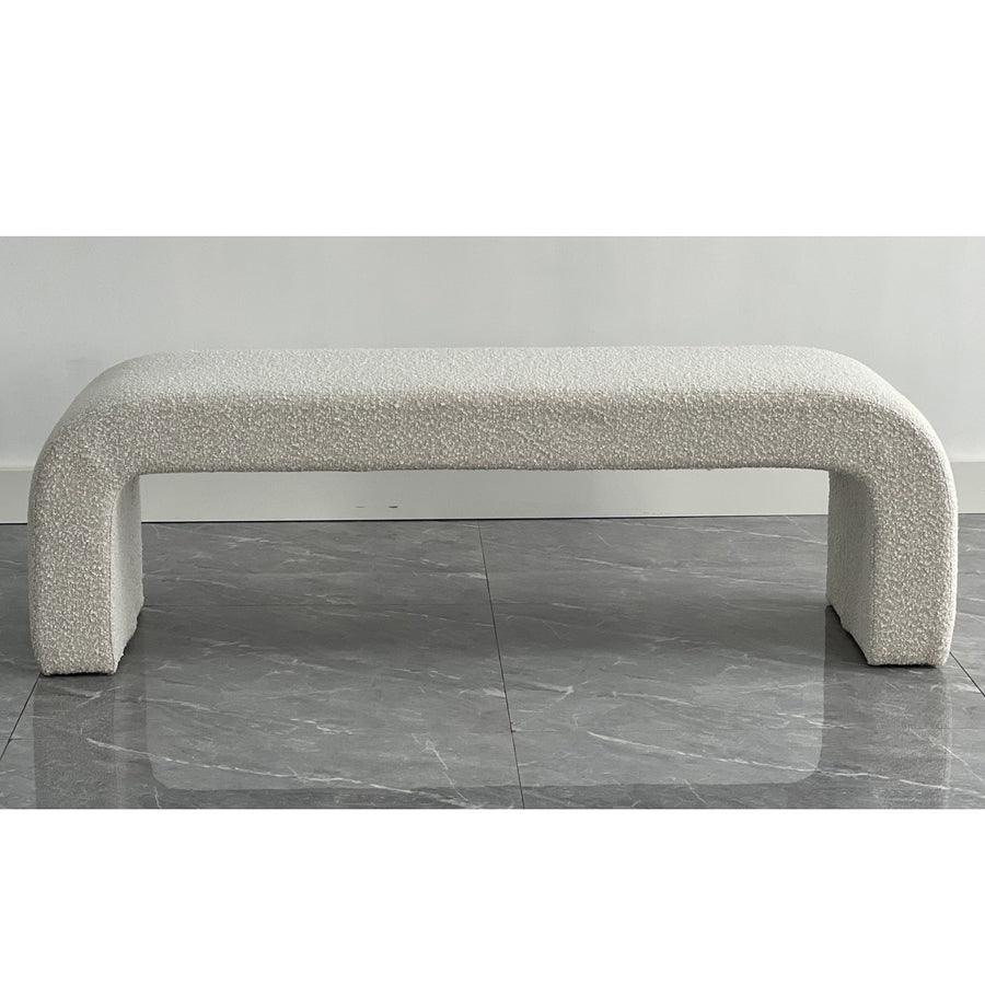 Daphins Bench - Cream Boucle