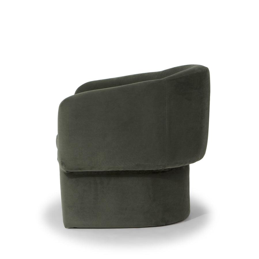 Odyssey armchair in forest green