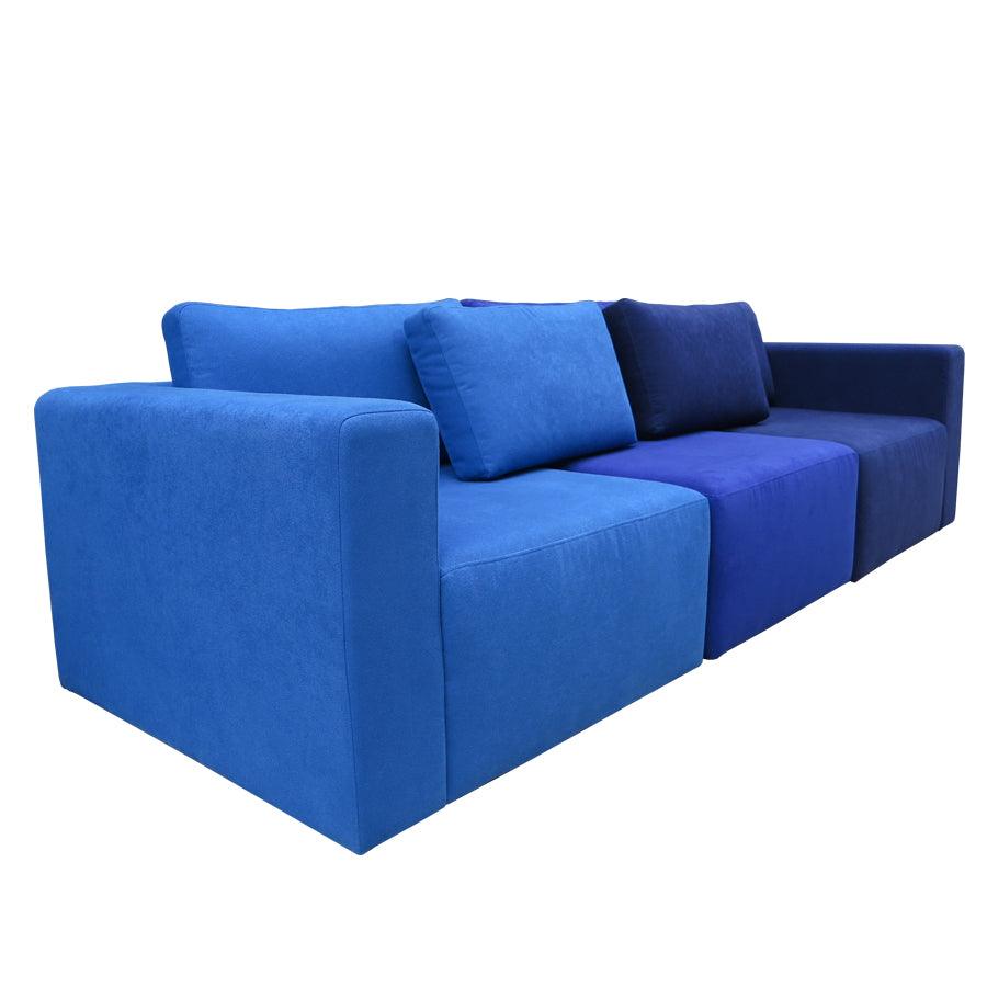 Vito 3 piece modular sofa in ashcroft ombre