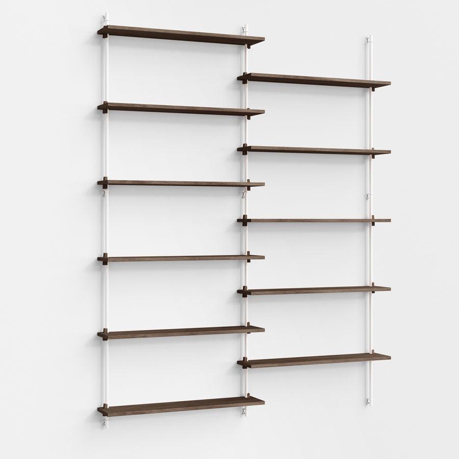 Moebe Wall, Tall Shelving System-Walnut