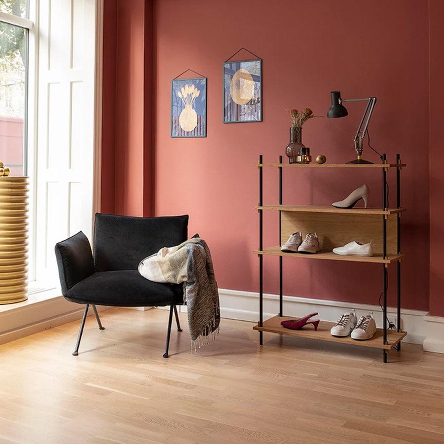 Moebe Shelving System Oak - Wardrobe B