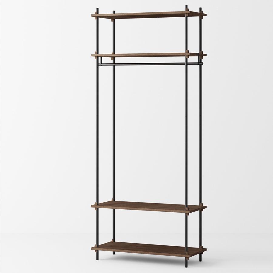 Moebe Shelving System Walnut - Wardrobe