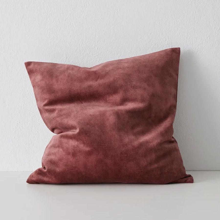 Ava cushion in madder