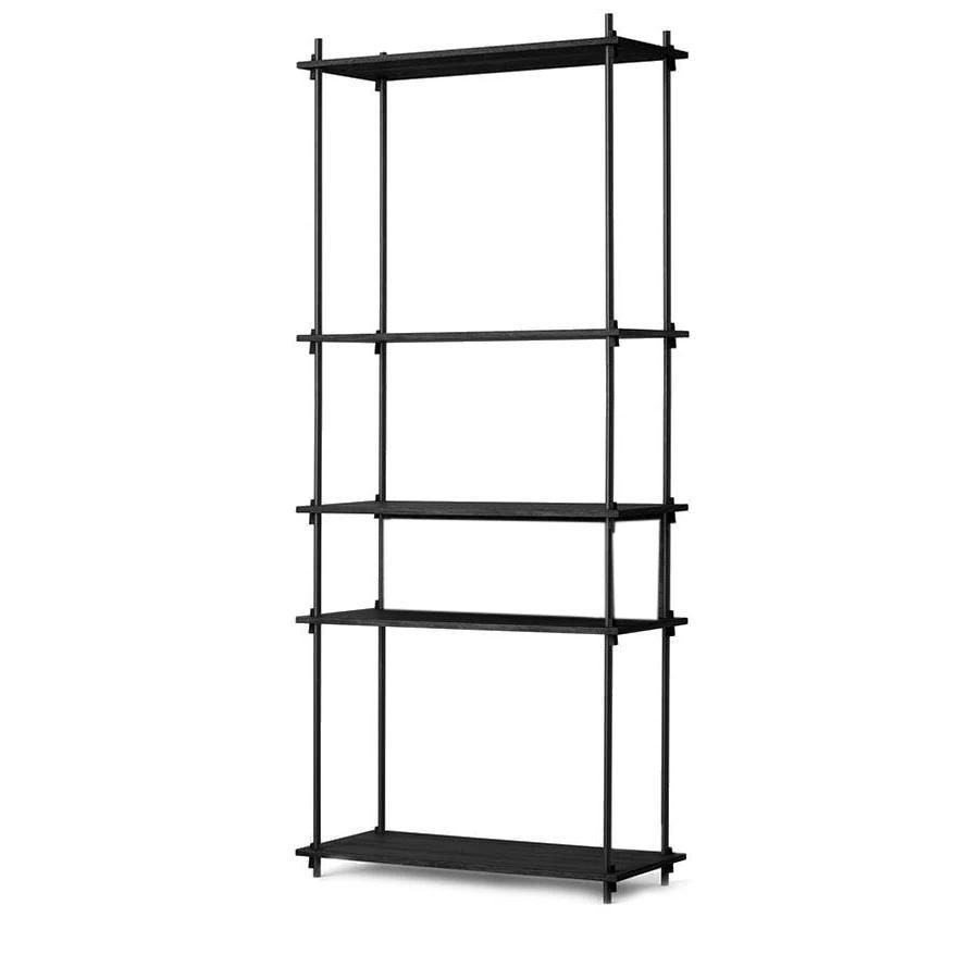 Moebe shelving tall - black 