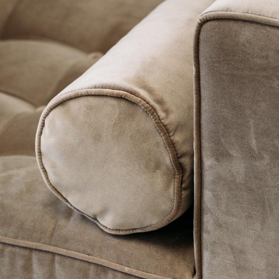 Monterey armchair in cleo truffle
