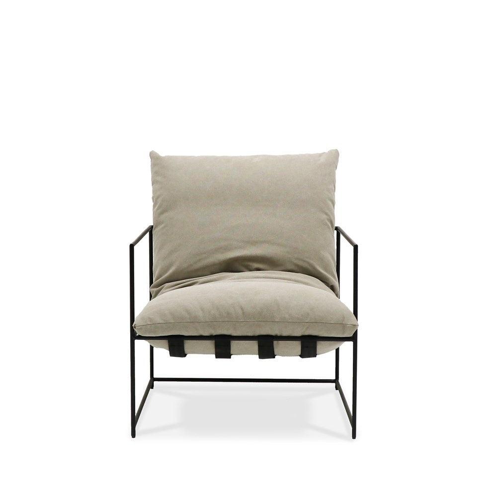 metal frame armchair 