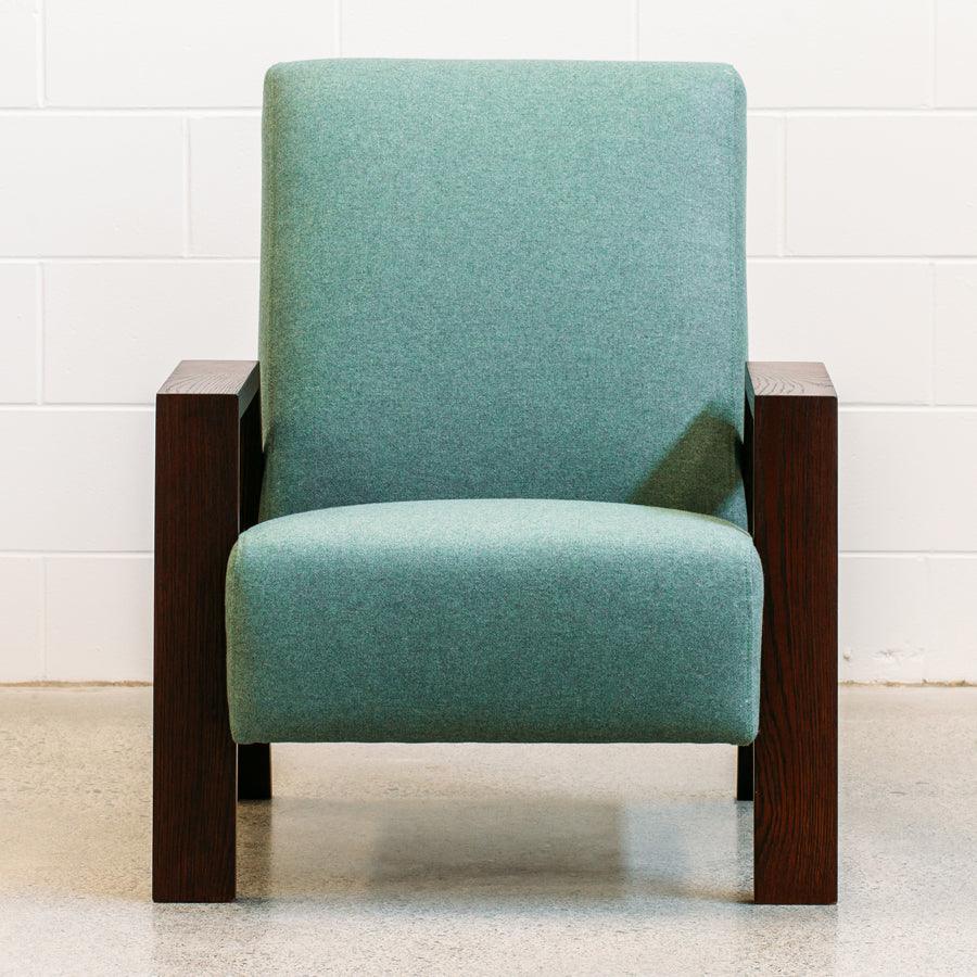 Mogambo armchair in augustus sea-glass