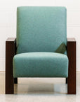 Mogambo armchair in augustus sea-glass